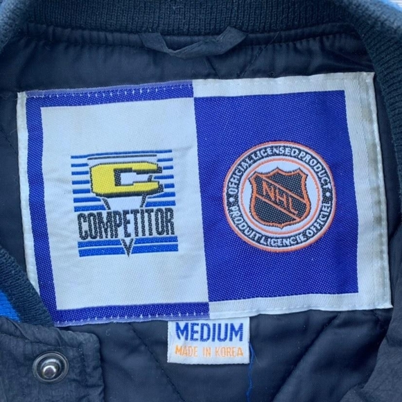 Vintage NHL Competitor Tampa Bay Lightning Nylon Bomber. Size M - Picture 3 of 8